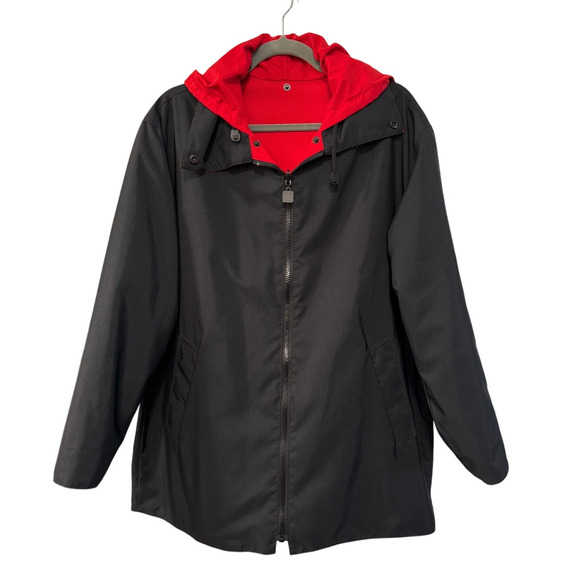 NEW! Marinepool S Reversible Waterproof Softshell Sailing Jacket Ocean Red Black - Picture 1 of 12